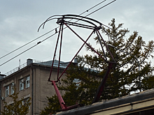 Всего 1 вагон трамвая № 10 остался на линии в Кемерове в середине дня