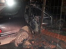 В Черняховске задержали водителя Opel, врезавшегося в бетонный забор на Гусевском шоссе