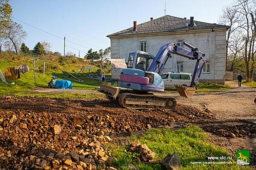 Строительство нового сквера ведется на острове Попова