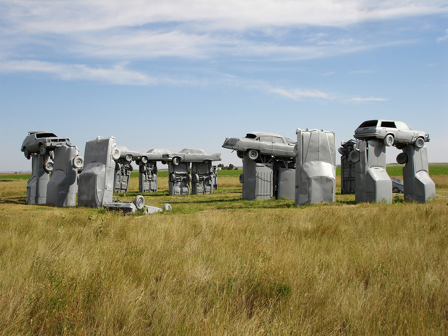 Автомобильная арт-инсталляция Carhenge, Аллайянс, США, Северная Америка и Карибы