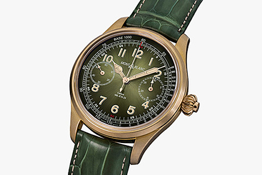 Montblanc предоставил для Only Watch хронограф в бронзовом корпусе