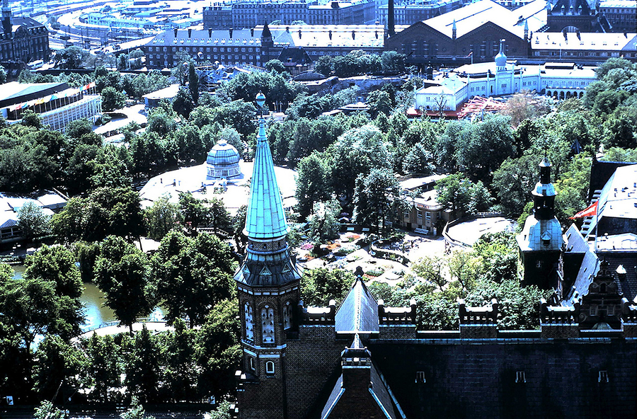 Парк аттракционов Тиволи, Копенгаген, Дания, Европа