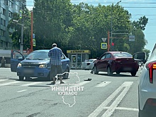 ДТП произошло на перекрестке в Кемерове