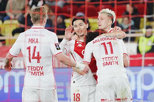 Монако — Ренн — 3:2, обзор матча Лиги 1, голы Аклиуш, Нагида, Биерет, Головин, Гуири, 25 января 2025, чемпионат Франции