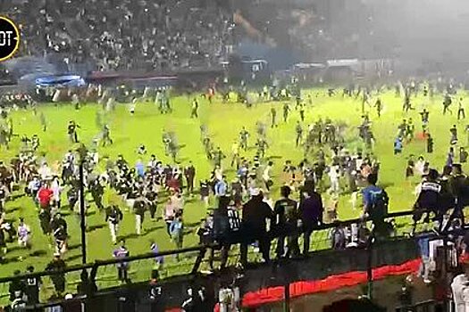 В Индонезии в ходе беспорядков после футбольного матча погибли 127 человек