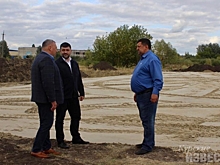 В Курском районе отстают со строительством спортплощадки