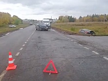 В Красногвардейском районе столкнулись две отечественные легковушки