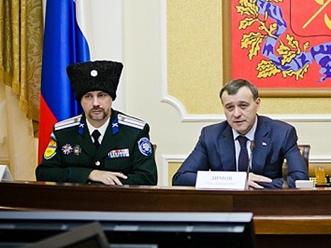 Вице-губернатор Олег Димов принял участие в Совете атаманов