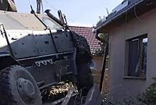 Врезавшийся в дом бронетранспортер НАТО попал на видео