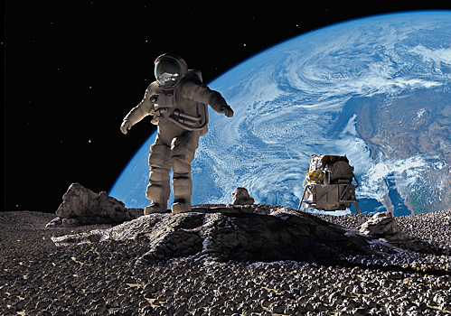 Получена первая фотография с обратной стороны Луны