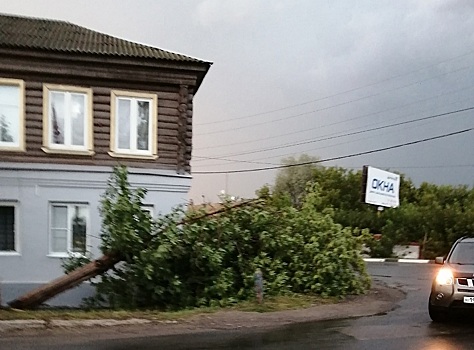 Жители Арзамаса делятся фото и видео последствий прошедшего ливня