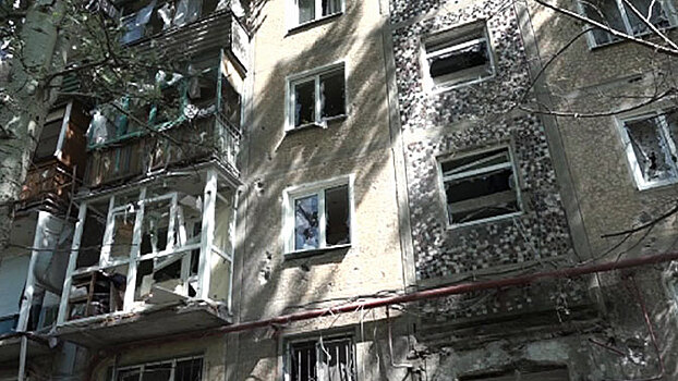 Боевики ВСУ обстреляли жилые многоквартирные дома под Горловкой
