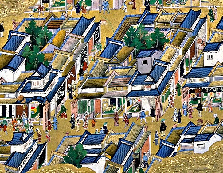 В 1630 году население Эдо составляло 150 000 жителей, так что по тем временам он тоже мог сойти за мегаполис.
