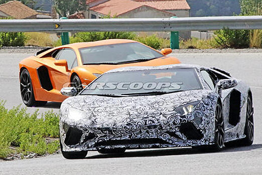 Lamborghini вывела на тесты обновленный Aventador