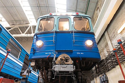 Метровагон типа «Еж» 1977 года выпуска стал экспонатом Музея транспорта Москвы