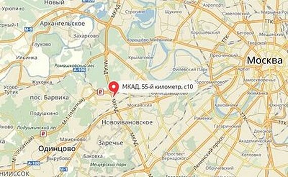 Власти Москвы планируют закрыть незаконный съезд к авторынку на 55-м километре МКАД