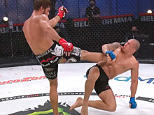 Дерек Андесон — Киллис Мота, Bellator 251, нокаут спорным ударом Soccer Kiсk, видео