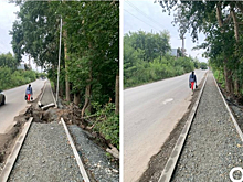 Новосибирская мэрия "обеспечила" горожан опасным для жизни тротуаром