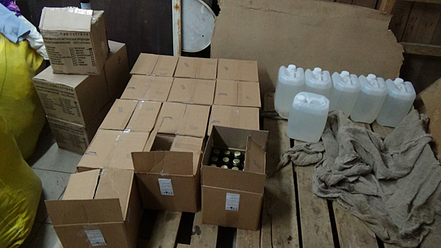 Более 1000 коробок алкоголя изъяли полицейские в Ижевске
