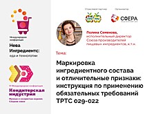 Маркировка ингредиентного состава и отличительные признаки