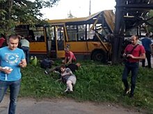 В Ижевске 20 человек пострадали в ДТП с автобусом