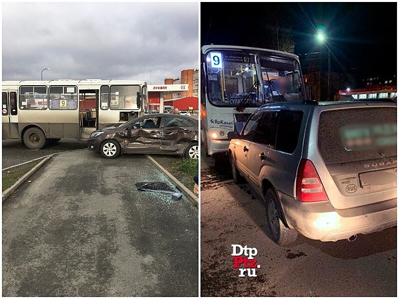 В Петрозаводске за один день произошло сразу два ДТП с участием автобусов маршрута №9