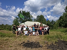 Раскопки на городище Унорож собрали волонтеров со всей страны
