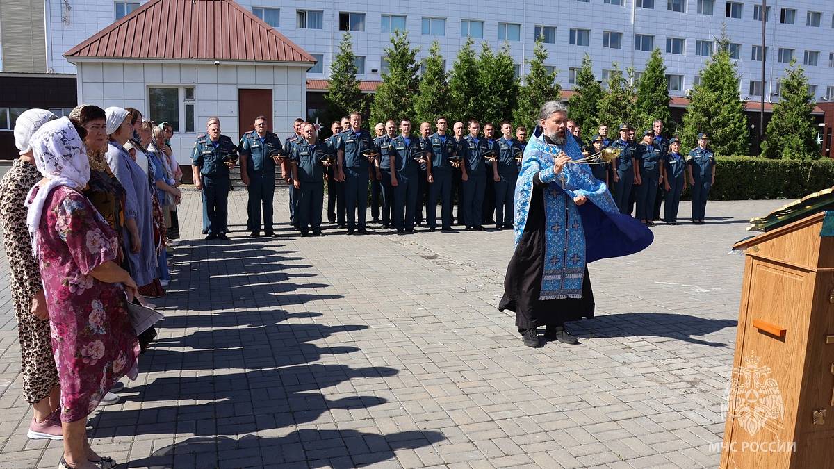 В российском регионе прошел молебен по предотвращению пожаров