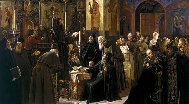 Как воевода Мещеринов поступил с монахами Соловецкого монастыря в 1676 году