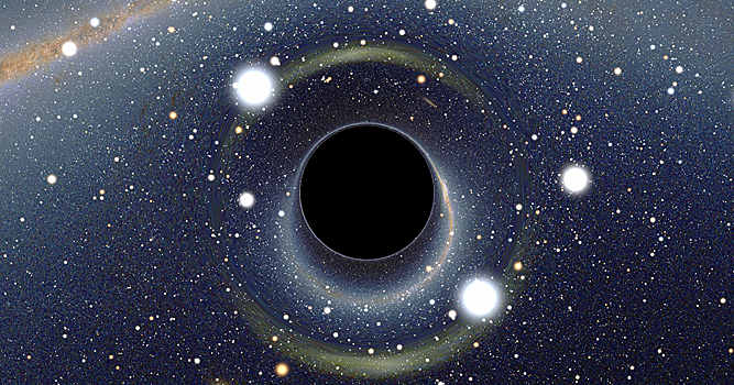 Может ли живая планета вращаться вокруг черной дыры?