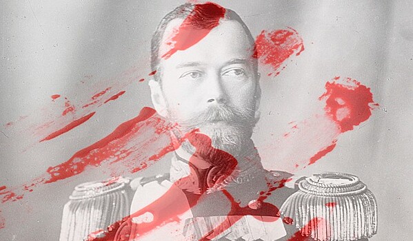Феминистки осквернили менструальной кровью портрет Николая II