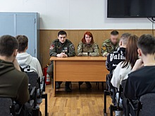 Студенты нижегородских колледжей пообщались с участниками СВО
