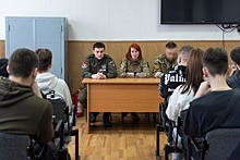 Студенты нижегородских колледжей пообщались с участниками СВО