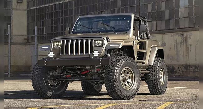 Новый Jeep Wrangler стилизовали под классическую версию образца 1989 года