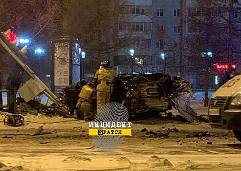 Водитель Lexus погибла в ДТП в Братске