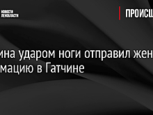 Мужчина ударом ноги отправил жену в реанимацию в Гатчине