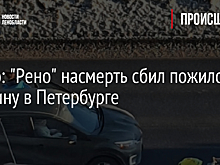 Видео: "Рено" насмерть сбил пожилого мужчину в Петербурге