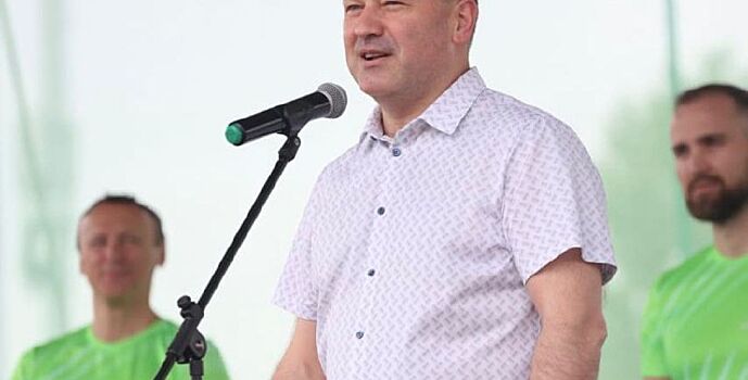 Александр Скрябин поприветствовал участников забега «Зеленый марафон»