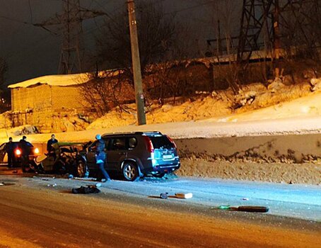 Два пассажира отечественной легковушки погибли в аварии в Советском районе