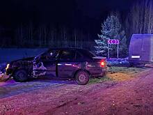 В Котельничском районе в ДТП с микроавтобусом пострадал водитель «Хендай»