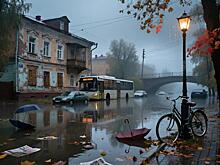 В российском городе после грозы случился потоп и отключилось электричество