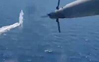 Уничтожение украинского катера сняли на видео из кабины вертолета