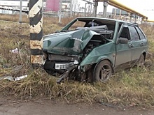 В Башкортостане пьяный водитель протаранил металлическую опору