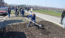 В Воронеже в микрорайоне Шилово появилась аллея «Детства»