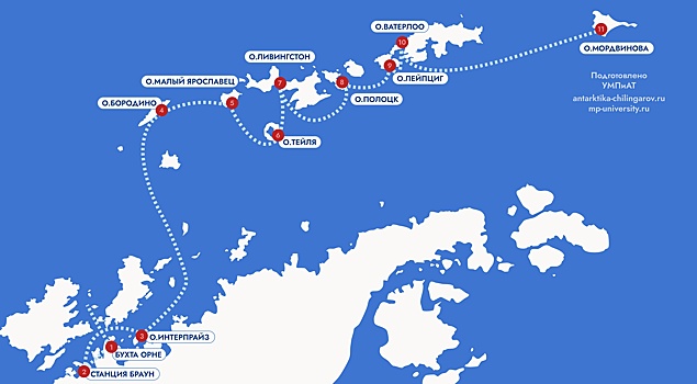 Из Аргентины стартовала экспедиция к Антарктиде и "Островам россиян"
