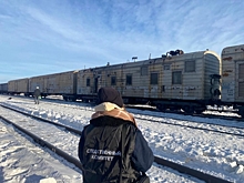 На Свердловской железной дороге загорелся грузовой вагон