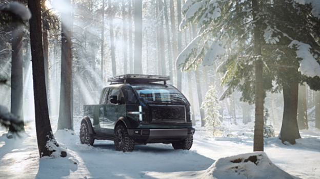 Стартап Canoo представил концепт электрического пикапа