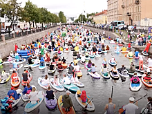 Юбилейный фестиваль «Фонтанка SUP» собрал 10 тысяч участников