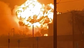 На Челябинском тракторном заводе произошел крупный пожар