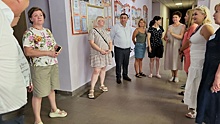 Депутат Лазутина провела встречу с руководством Одинцовской гимназии №14
